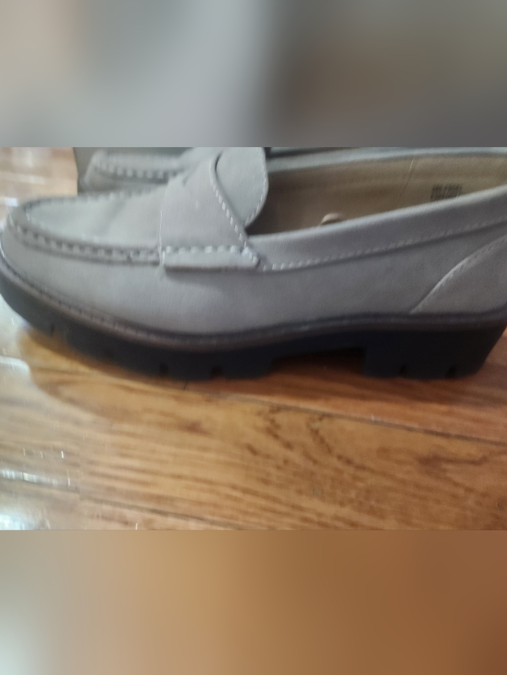 White Mountain Light Gray Loafers - Picture 4 of 9